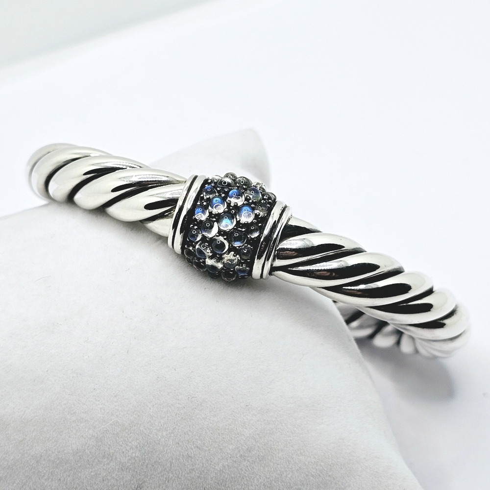 David Yurman 9mm Moonstone Osetra Bracelet